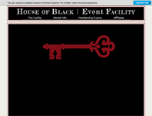 Tablet Screenshot of houseofblack.com